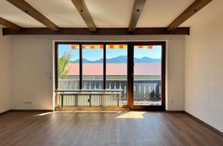 Wohnung kaufen in 83209 Prien, Helle 2-Zi.-Whg. mit Bergblick und umlaufendem Balkon – Wohnpotenzial in TOP Lage