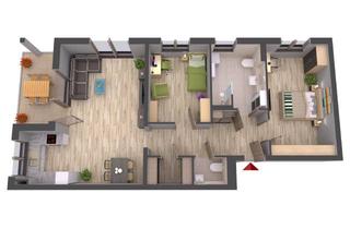 Wohnung kaufen in Waldstraße, 74906 Bad Rappenau, Neubauprojekt: Hochwertige 3-Zimmer- Wohneinheit mit Balkon, TG und Aufzug !