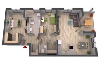 Wohnung kaufen in Waldstraße, 74906 Bad Rappenau, Neubauprojekt: Hochwertige 3-Zimmer- Erdgeschoss-Wohneinheit mit Garten, TG und Aufzug !