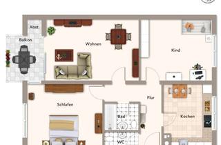 Wohnung mieten in Kasernenstr. 58, 78315 Radolfzell am Bodensee, 3 Zimmer Wohnung in Radolfzell