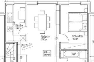Wohnung mieten in Poststraße 32, 33415 Verl, Helle 2-Zimmer Wohnung mit Garten in Verl