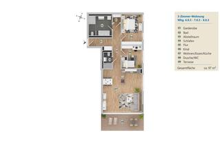 Wohnung mieten in Friedrichshafener Straße 157, 88085 Langenargen, NaturELLA Familienfreundliche 3 Zimmer Terrassen - Neubau - Wohnung