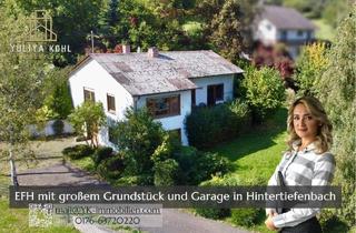 Einfamilienhaus kaufen in 55743 Hintertiefenbach, Ein Ort zum Durchatmen: Freistehendes Einfamilienhaus mit Aussicht, Garage und großem Grundstück