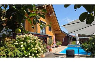 Haus kaufen in 94060 Pocking, Bezauberndes Niedrigenergie-Holzhaus mit Pool