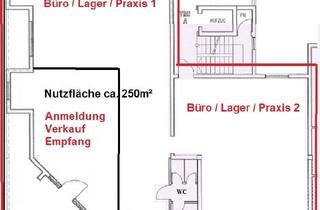 Büro zu mieten in Reichelstraße, 95326 Kulmbach, ca. 250m² Büroräume / Praxisräume / Einzelhandel
