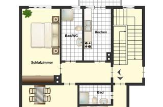 Anlageobjekt in 70190 Ost, **Achtung Kapitalanleger** Helle 2-Zi. Whg. + 1-Zi. Apartment - neu modernisiert in Stuttgart-Ost
