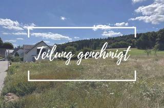 Grundstück zu kaufen in 95447 Saas, Teilung für Bebauung mit 2 Doppelhaushälften genehmigt - Bayreuth Saas