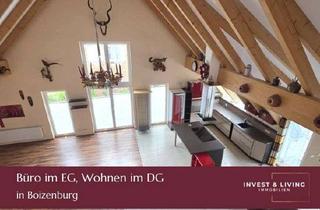 Gewerbeimmobilie kaufen in 19258 Boizenburg/Elbe, Büro im Erdgeschoss und Wohnnutzung darüber