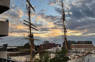 Immobilie mieten in Columbusstraße 69, 27568 Mitte, Traumhafte 2-Zimmer-Wohnung am Yachthafen - Maritimes Wohnen mit Blick aufs Wasser-