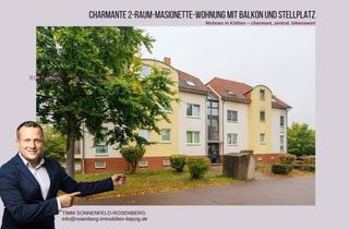 Wohnung kaufen in Biendorfer Bogen 7 WE02, 06366 Köthen, Charmante 2-Raum-Masionettewohnung mit Balkon in Köthen