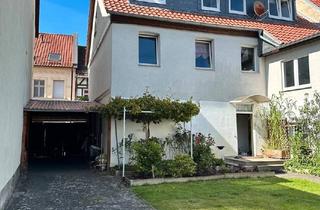 Einfamilienhaus kaufen in 38486 Klötze, Klötze - Wohnhaus mit Anliegerwohnung und Gewerbeobjekt Zentrum Klötze