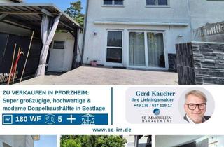 Doppelhaushälfte kaufen in 75177 Pforzheim, Pforzheim - Luxuriös Wohnen.- hochwertige & moderne Doppelhaushälfte in Bestlage von Pforzheim zu verkaufen!