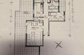 Penthouse mieten in Wormser Str. 32b, 68309 Käfertal, Erstbezug: Exklusives Penthouse umgeben von einer 145 qm großen Dachterrasse in Mannheim-Käfertal