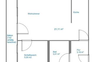 Wohnung mieten in Wanslebener Weg 21, 06179 Langenbogen, Zweitbezug nach Sanierung- wunderschöne Wohnung im EG mit Balkon und Rolläden