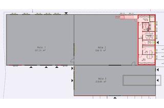 Büro zu mieten in 49835 Wietmarschen, Wietmarschen Lohne an der A 31 Industriehalle incl. Büro zu vermieten