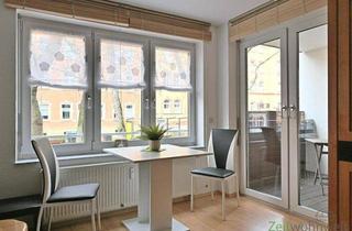 Wohnung mieten in 99092 Erfurt, (EF0874_M) Erfurt: Brühlervorstadt, möblierte Wohnung mit PKW-Stellplatz, WLAN, Balkon, Aufzug nahe dem Amtsgericht