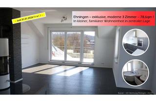 Wohnung mieten in 71139 Ehningen, Wohnen und Wohlfühlen - auf 78,6qm - hell, schick, neuwertig - Top-Wohnung in Ehningen!