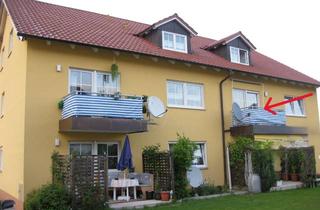 Wohnung mieten in Straußstraße, 94333 Geiselhöring, 3 Zi-Wohnung mit sep. Küche und Balkon, zentral und ruhig (Sackgasse)
