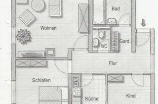 Wohnung mieten in 70599 Birkach, Helle 3-Zimmer Wohnung mit 2 Balkonen im 3. OG in Stuttgart Birkach WG geeignet