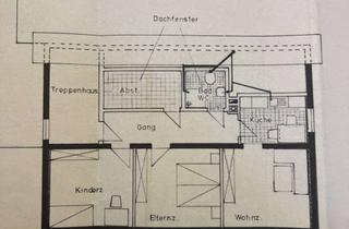 Wohnung mieten in 84543 Winhöring, Helle und ruhige 3-Zimmer Dachgeschoss-Wohnung in Winhöring/Unterau