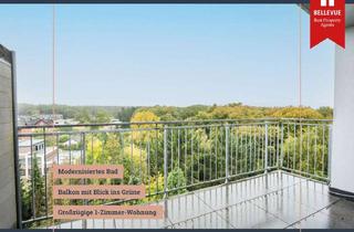 Wohnung kaufen in 52222 Stolberg, Modernisierte 1-Zimmer-Wohnung im 7.OG mit Balkon & Weitblick ins Grüne