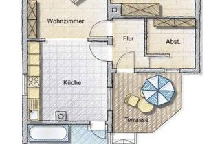 Wohnung mieten in Bahnhofstraße 51, 76751 Jockgrim, Helle 2,5-Zimmer Dachgeschosswohnung in Jockgrim mit Terasse