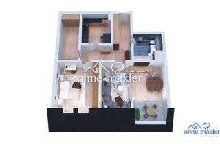 Wohnung mieten in 06449 Aschersleben, Gepflegte 2-Raum -DG- Wohnung mit Balkon in Aschersleben