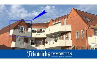 Wohnung kaufen in 26919 Brake, 2-Zimmer-Dachgeschosswohnung mit zwei Balkonen, Kellerabteil und Tiefgaragenstellplatz