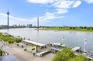 Penthouse kaufen in 40213 Carlstadt, Luxus-Penthouse auf 3 Ebenen mit spektakulärem Rheinblick