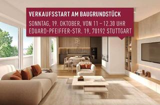 Wohnung kaufen in 70192 Nord, VERKAUFSSTART! Stilvolle 4-Zi-Whg. in Top-Lage mit Dachterrasse und Cityblick