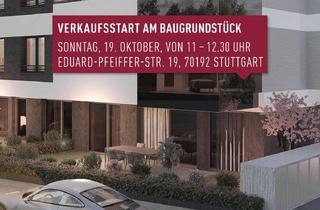 Wohnung kaufen in 70192 Nord, VERKAUFSSTART! Licht. Raum. Lebensqualität - 3-Zi.-Whg. mit Garten in Südausrichtung