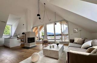 Wohnung mieten in 83684 Tegernsee, Bergblick, Sauna und Kamin - wunderschöne möblierte Dachgeschoss Wohnung in Tegernsee befristet