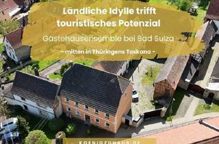 Gewerbeimmobilie kaufen in 99518 Auerstedt, Ländliche Idylle trifft touristisches Potenzial: Gästehausensemble bei Bad Sulza