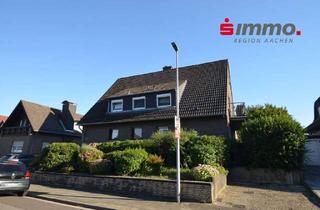 Haus kaufen in 52477 Alsdorf, Freistehendes Zweifamilienhaus mit Garage und tollem Süd-Grundstück