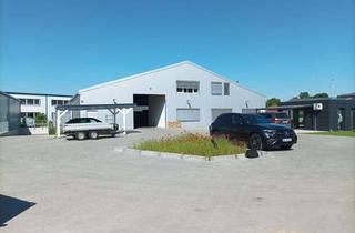 Gewerbeimmobilie kaufen in Am Fuchsbau 15a, 15345 Altlandsberg, Gewerbehalle, 3 x Lagerhalle 1002m² mit Büro- und Sozialräumen 201m² / Grundstück 6127m²