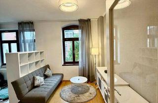 Immobilie mieten in 01129 Pieschen-Nord/Trachenberge, Möbliert/Furnished 1,5-Zimmer Wohnung in Dresden-Pieschen mit Balkon max. 2 Personen