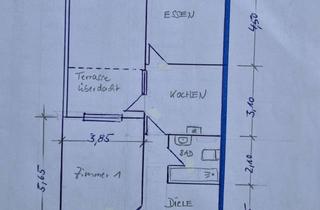 Wohnung kaufen in Dohne 27, 45468 Mitte, 3 Zimmer Altbau-Wohnung mit Balkon und Gartenmitbenutzung in Mülheim Mitte, Nähe Ruhr
