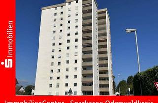 Wohnung kaufen in 64720 Michelstadt, Tolle Aussicht, überdachte Loggia auf der Südseite!