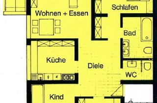 Wohnung mieten in 76332 Bad Herrenalb, 4-Zimmer-Wohnung mit Balkon und Einbauküche in Bad Herrenalb