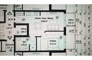 Wohnung mieten in 63743 Obernau, Erstbezug: Moderne 2-Zimmer-Wohnung mit Balkon in Aschaffenburg-Obernau