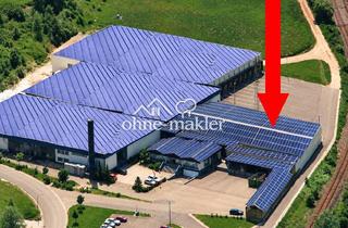 Büro zu mieten in 66130 Güdingen, 1000m² Lager- und Produktionshalle im Industriegebiet 2,75 €/m² nähe Saarbrücken (Optionale Büros)