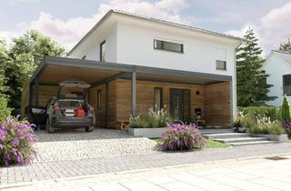 Haus kaufen in 32289 Rödinghausen, Das Stadthaus mit Carport und Anbau.