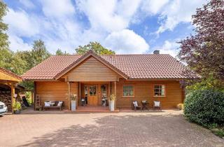 Einfamilienhaus kaufen in 27726 Worpswede, Worpswede / Hüttenbusch - Holzhaus mit Charme und ländlicher Idylle Einfamilienhaus nahe Worpswede