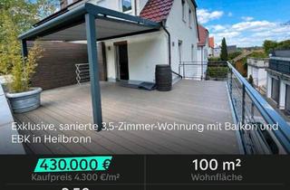 Wohnung kaufen in 74078 Heilbronn, Heilbronn - Schöne, helle Eigentumswohnung in Heilbronn zu verkaufen