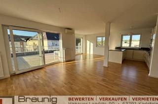 Penthouse kaufen in 63457 Hanau, Lichtdurchflutete 4-Zi.-Penthouse-Wohnung mit EBK & zwei Dachterrassen in Hanau-Wolfgang