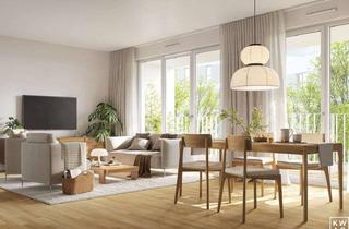 Wohnung kaufen in Angerstraße 48, 85354 Freising, Neubau: Helle 2-Zimmer-Wohnung, Loggia, Tageslichtbad