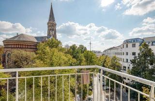 Wohnung kaufen in Zionskirchstrasse 21, 10119 Mitte, Fantastische 3-Zimmer-Wohnung mit großem Balkon & Blick auf den Zionskirchplatz. 4. Etage mit Aufzug