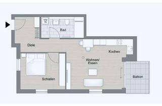 Wohnung mieten in Hofstr. 39, 73776 Altbach, Neubau: 2,5-Zimmer-Wohntraum mit Balkon – kompakt & durchdacht