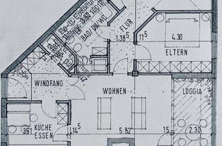 Wohnung mieten in Marktler Straße 16, 84489 Burghausen, Elegante 3-Zimmer Wohnung mit Loggia und Kamin in Burghausen
