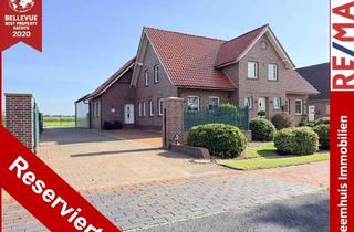 Haus kaufen in 26831 Bunde, * TOP Lage * Große Halle * TOP Raumaufteilung * 3 Bäder * 2 Kamine * Wintergarten * Doppelgarage *